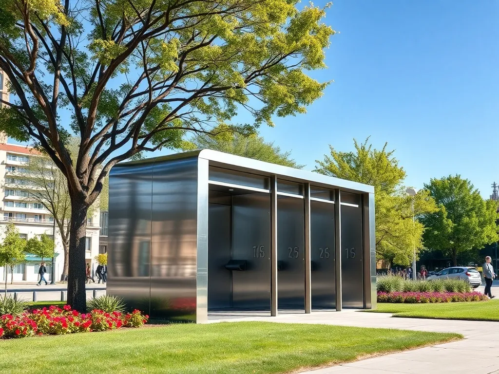 Toalety publiczne na konstrukcji stalowej – trwałe rozwiązania dla przestrzeni publicznych