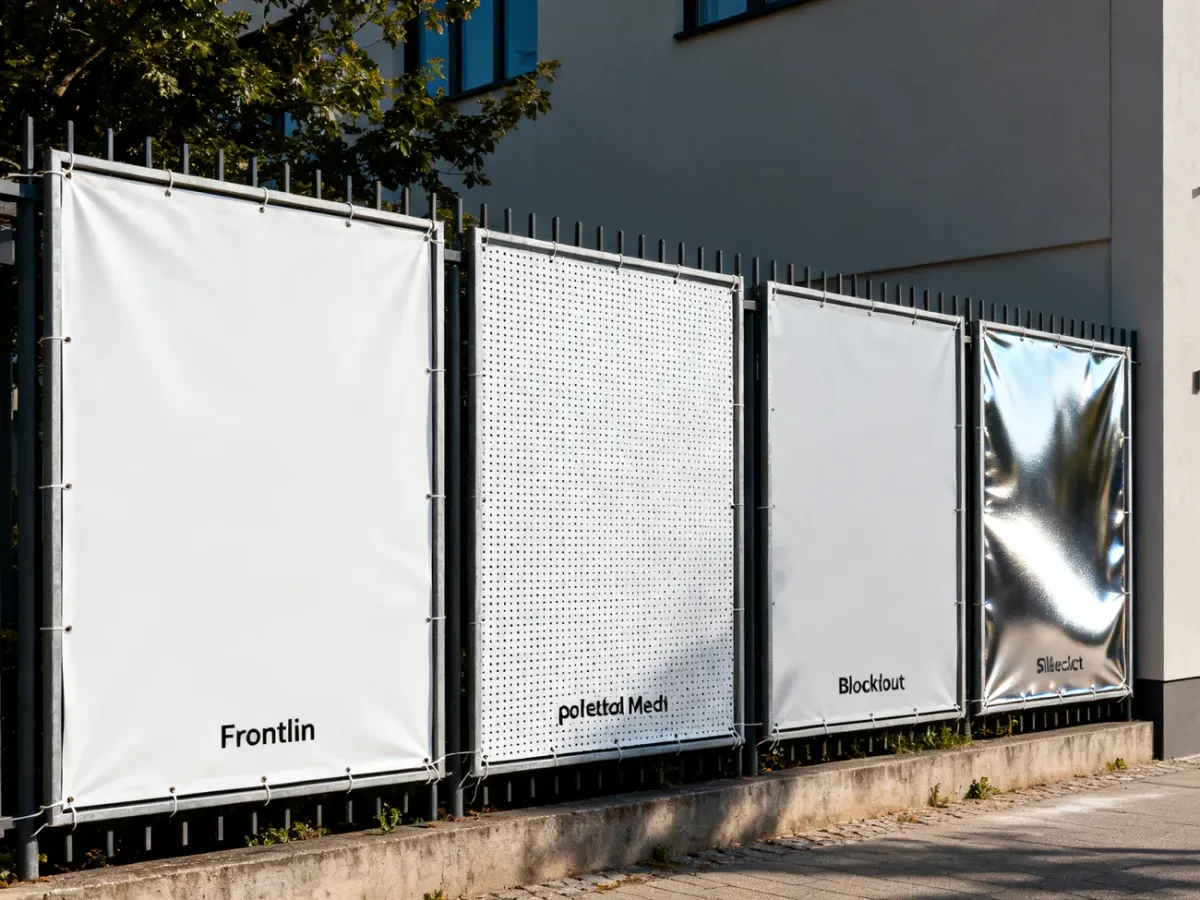 Porównanie różnych materiałów używanych do produkcji banerów reklamowych
